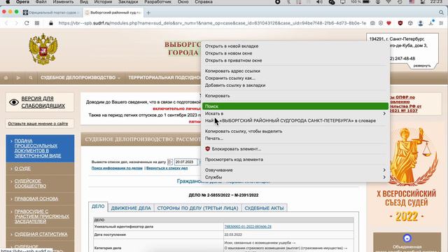 Как реально выглядит текст на сайтах у судов. смотреть онлайн