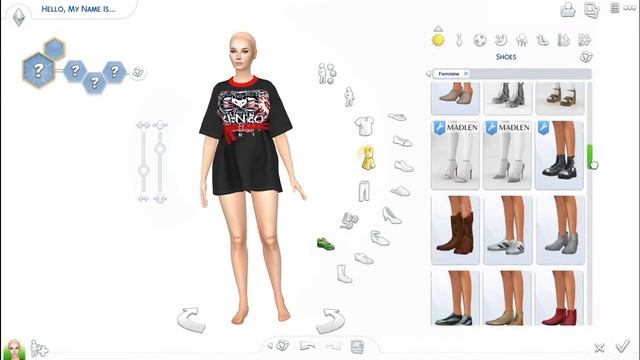 The Sims 4: Cute Grunge Girl | CAS With Links :) смотреть онлайн