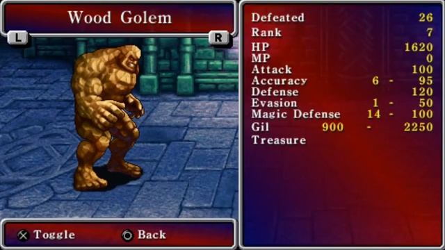 Final Fantasy II Anniversary Edition - Bestiary