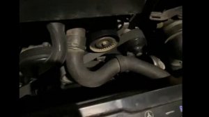 Замена обгонной муфты генератора Mercedes c203 двигателя m271