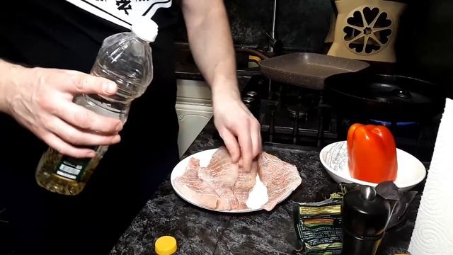 Жаренный красный окунь