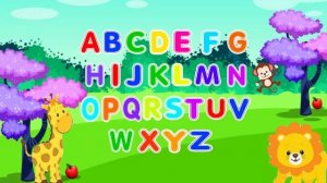 English Alphabet for kids. Song // Песенка английский алфавит для малышей.