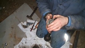 Замена пыльника внутреннего ШРУСа AUDI A4 С НОВЫМ ГОДОМ!!!