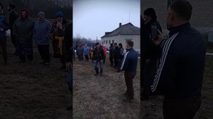 Масленица в селе царевка Луганская область Троицкий район