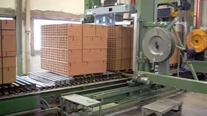 Передвижная стреппинг машина OMS RG08 упаковка кирпича