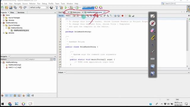 Hola mundo en Java Swing con NetBeans [Java 16] смотреть онлайн