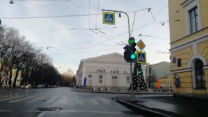 Катаемся по центру Питера на машине/Часть 1
