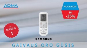 ADMA | Samsung kondicionieriai iki -35%