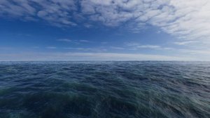 Бесплатный Футаж 4К - Фон океана в бесконечный цикл версия 06