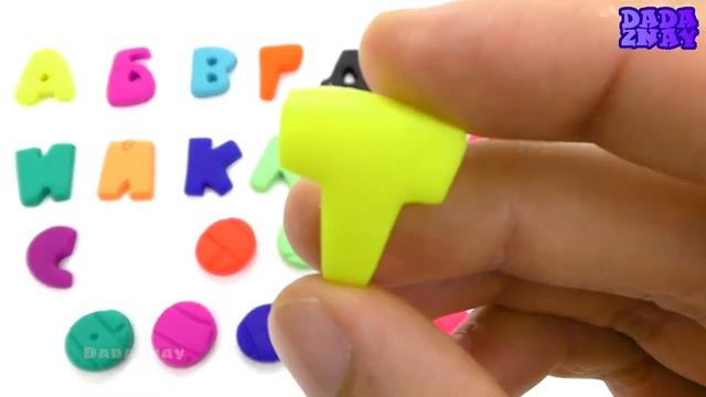 Учим русский алфавит | Учим цвета с Play Doh | Учим буквы русского алфавита | Азбука от А до Я