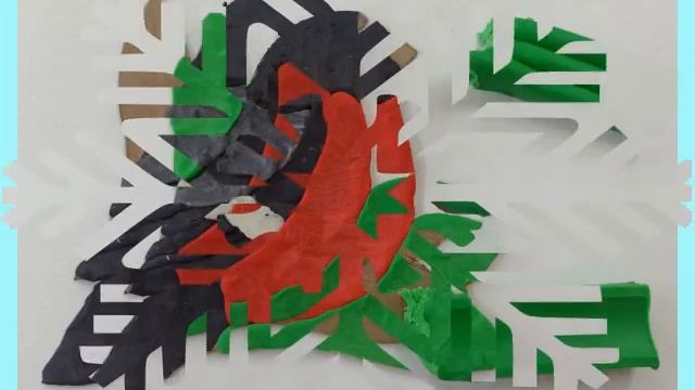 Пластилинография "Снегирь на ветке " смотреть онлайн