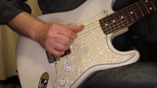 Rona By Waterslide Guitars S-Style Coodercaster White Blonde w/Mojo Humbucker-Sized Lap Steel Picku смотреть онлайн