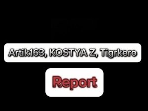 Artik163, KOSTYA Z, Tigrkero - Report