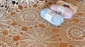 Вяжем СКАТЕРТЬ крючком (часть 1)
