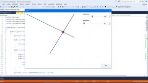 C# Lines Intersection Point