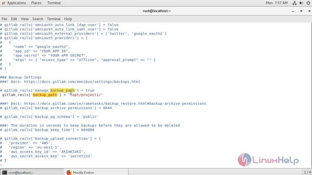 How to Change the Default Backup location In Gitlab-CE 12.0.3 смотреть онлайн