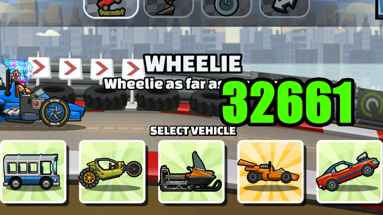 Hill Climb Racing 2 - 32661 (35100) New Team Event (Afternoon Rider)