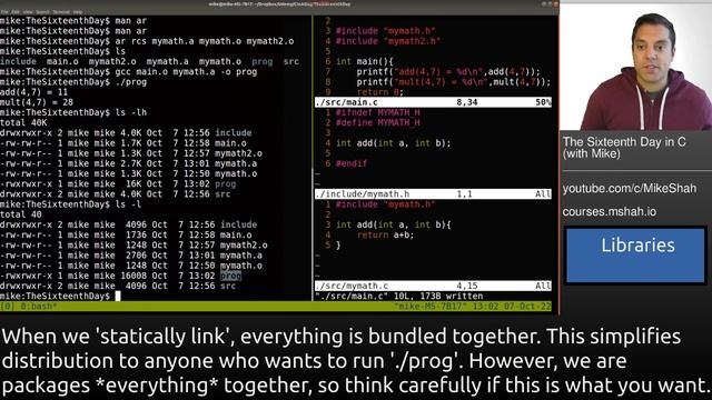 [Day 16] - Static and Dynamic Libraries (ar, objdump, ld, ldd) - Crash Course in C Programming