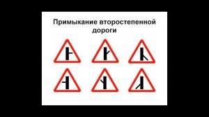 Знаки дорожного движения в России / Знаки приоритета