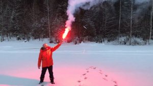 Пиротехническое сигнальное средство от компании MAXSEM - HAND FLARE RED MF-0220