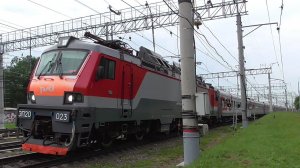 ЭП20-023с приветливой бригадой и поездом №094й Москва-Пенза