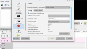 Запись видео с экрана в kdenlive.