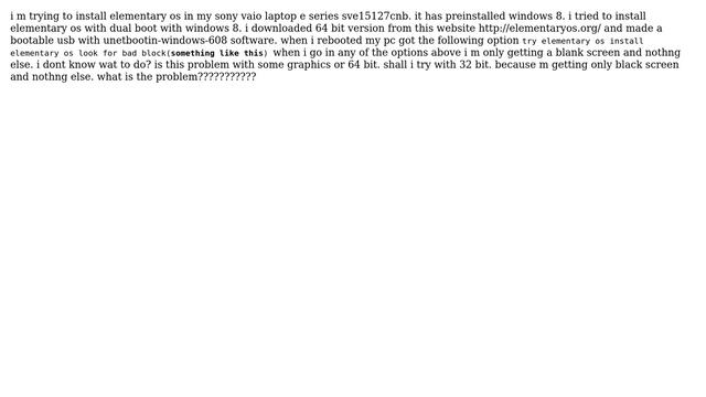 Unix & Linux: Problems with installing elementary os luna смотреть онлайн