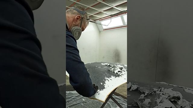 Покраска капота под толщиномер