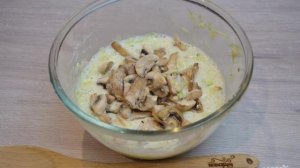 Блинчики из кабачков с грибами