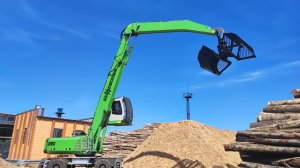 Грейфер для погрузки щепы.