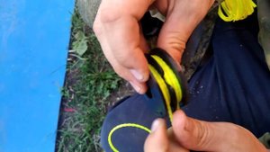 Как намотать леску на триммер. ПОЧЕМУ? Сначала замочить потом намотать.