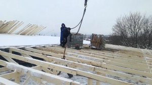 Утепление кровли керамзитом.