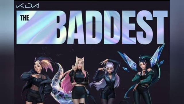 KDA - THE BADDEST - Instrumental - League of Legends