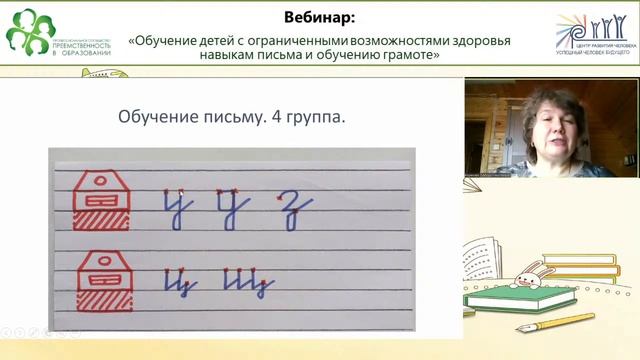 Вебинар: «Обучение детей с ограниченными возможностями здоровья навыкам письма и обучению грамоте»