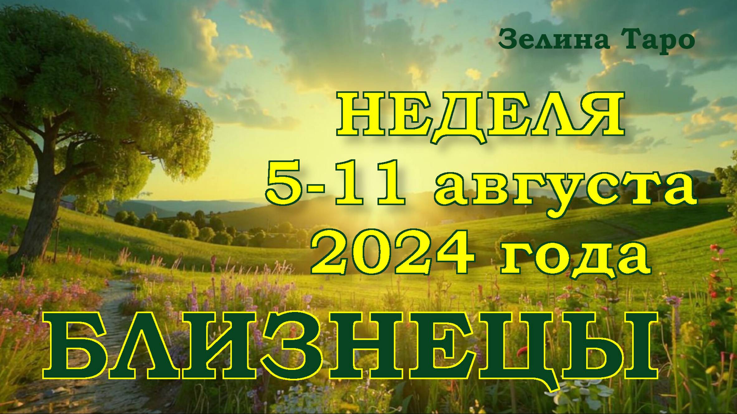 БЛИЗНЕЦЫ | ТАРО прогноз на неделю с 5 по 11 августа 2024 года