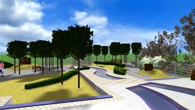 Сад в стиле постмодерн. Днепропетровск, лб RainGarden.avi смотреть онлайн