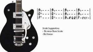Dirty Blues Groove In Bb Minor _ Guitar Backing Track