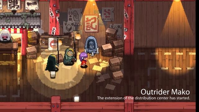The extension of the distribution center has started. - Outrider Mako Game Dev #36