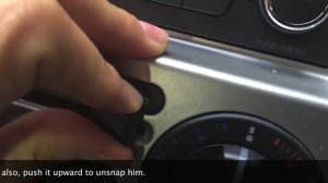 Dashboard removal, Nissan NV200 Evalia