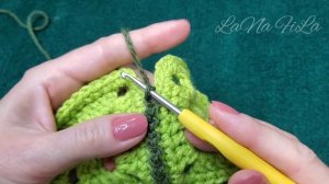 Урок 18. Вязание крючком для Новичков. Lesson 18. Crocheting for beginners.