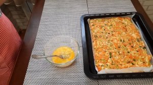 Капустная запеканка с куриным мясом