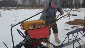 Мотоблок на гусеницах! Ответ мотособакам и Рыбинке.