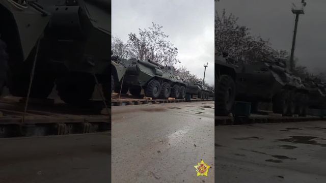 В Беларусь прибыла партия новой военной техники