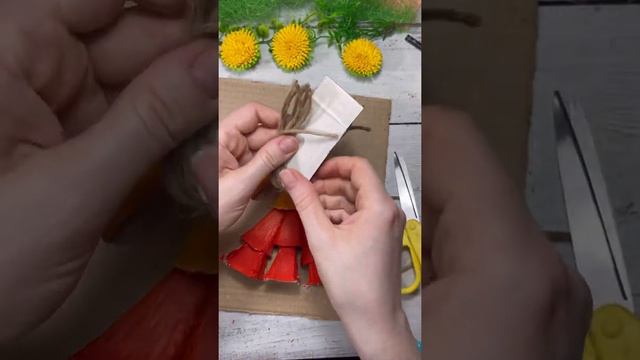 Поделка на Масленицу/ поделки из бросового материала