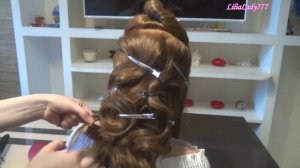 Свадебная прическа,прическа на выпускной,вечерняя прическа?? Wedding prom evening hairstyle