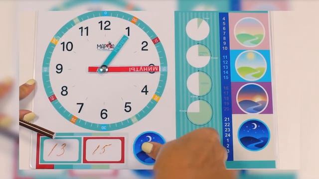 Набор «Изучаем время» на липучках смотреть онлайн