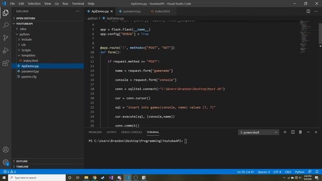 Hashing Passwords in Python - Creating our Game Review Webapp - Python Flask Tutorial Part 7