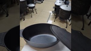 Гусятница чугунная 8 литров с чугунной крышкой✅️WWW.KAZANOPTOM.RU✅️#утятница#чугун#чугуннаяпосуда