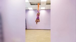 Связка в гамаке. Средний уровень - обрывы и шпагаты