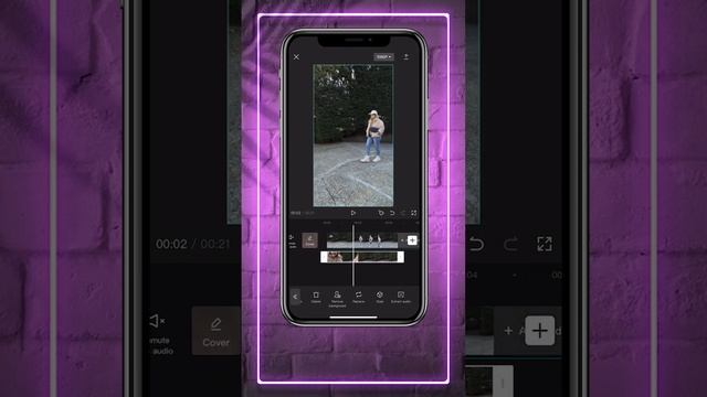 FREEZE CLONE EFFECT in a video on a phone in CapCut | Smartphone editing tutorial